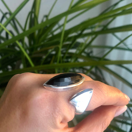 LIBERTÉ Ring Onyx Grande
